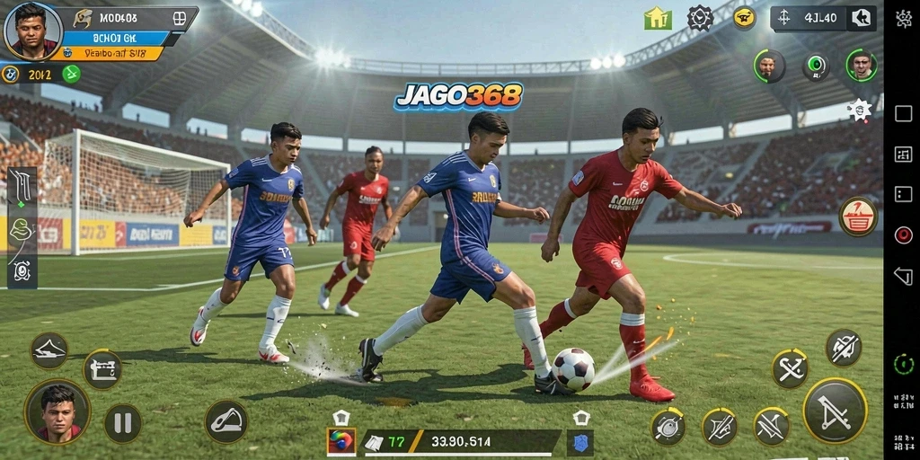 Gambar dari gameplay seru JAGO368 yang menampilkan aksi olahraga yang mendebarkan.