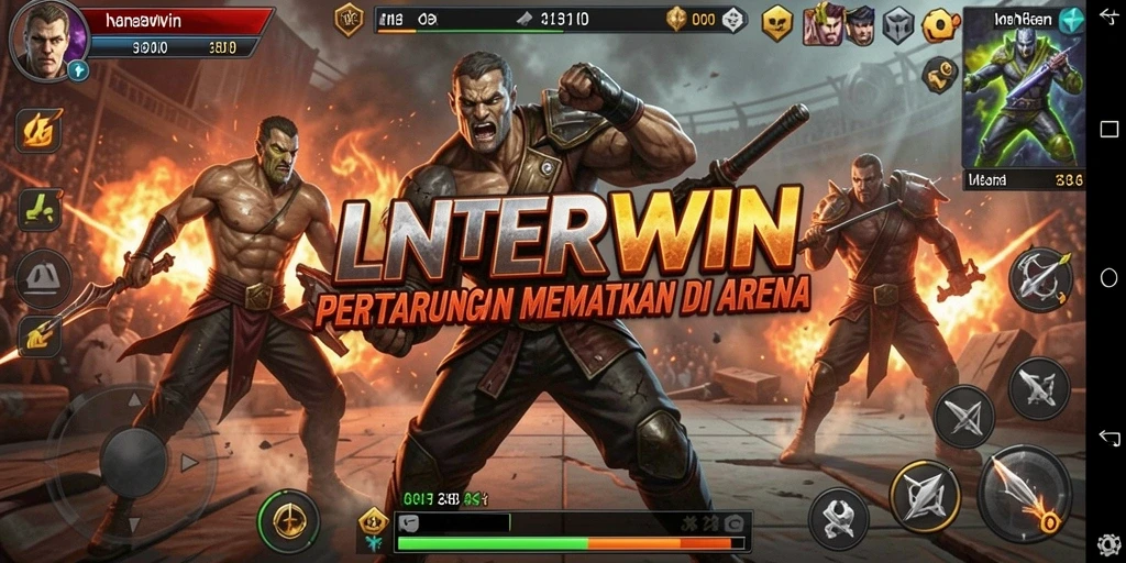 Gameplay menegangkan dengan pertarungan antar karakter.
