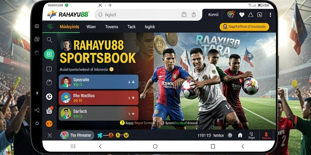 Tampilan antarmuka menarik dan mudah digunakan di RAHAYU88.