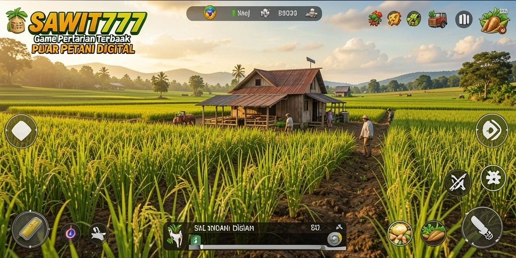 Tampilan gameplay SAWIT777 dengan fitur pertanian yang menarik.