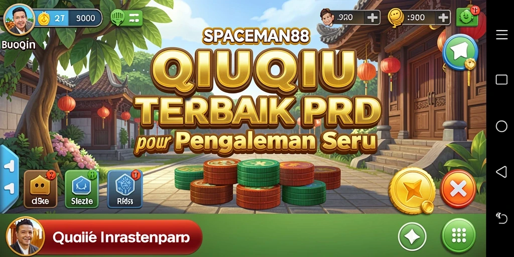 Tampilan gameplay menarik dari SPACEMAN88 QiuQiu.