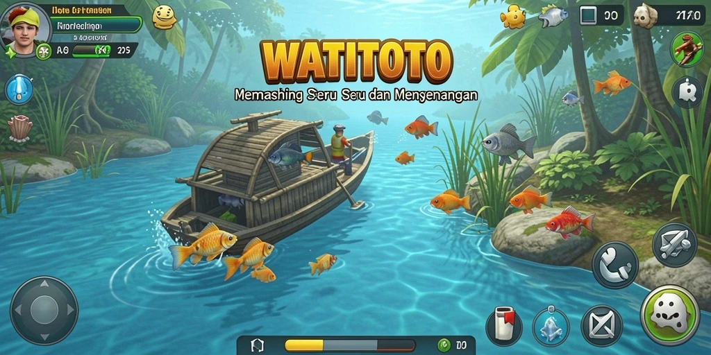 Tangkap ikan terbesar dalam permainan WATITOTO dengan mudah.