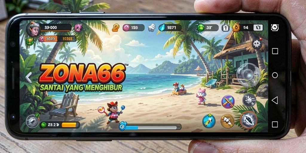 Screenshot ZONA66 menunjukkan gameplay yang menarik dan menyenangkan.